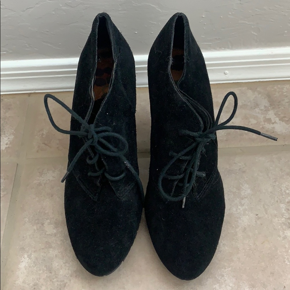Sam Edelman Suede Wedge Booties